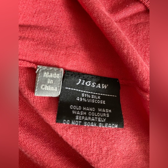 Jigsaw silk blend top - Picture 4 of 5